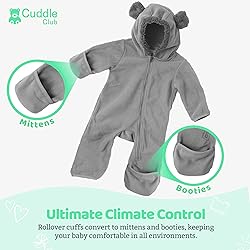 Fleece Baby Bunting Bodysuit – Infant One Piece