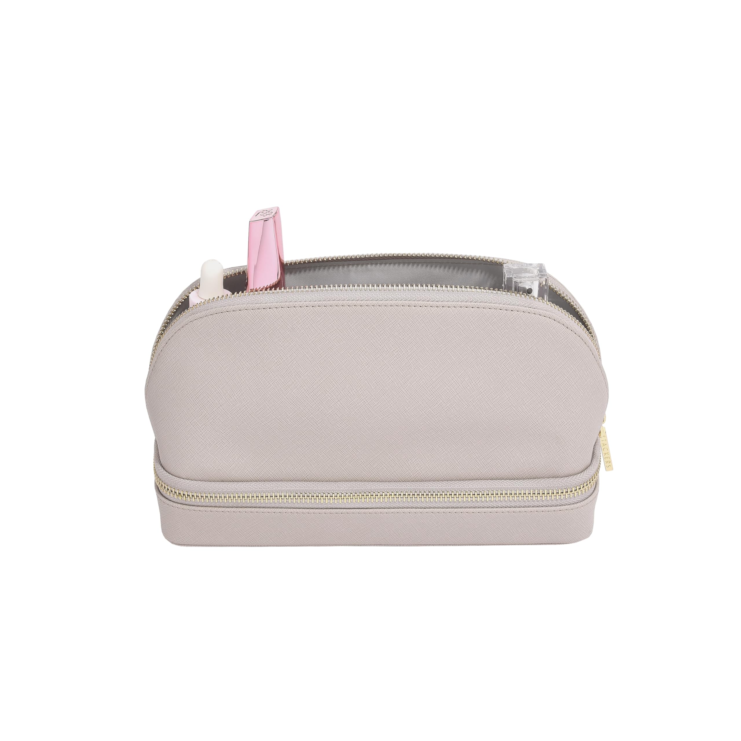 Stackers Taupe Cosmetic/Jewellery Bag