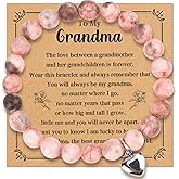 Gifts for Grandma Bracelet Valentines Day Gifts for Grandma from Grandson Granddaughter Thank You Birthday Gift for Grandmother Thanksgiving Mothers Day Gift for Grandmother from Grandson Granddaughter