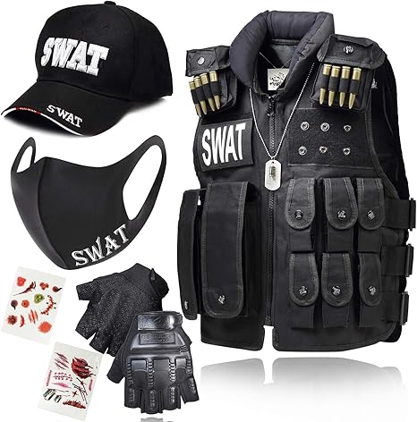 Amazon Co Jp Catsobat Swat コスプレ コスチューム フルセット メンズ レディース キッズ サバゲー ハロウィン 仕様 正規品 大人用 ホビー 通販