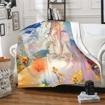 Amazon 約束のネバーランド 毛布 エアコンブランケット おしゃれ エマ ノーマン レイ 漫画キャラクター 全幅 印刷 ブランケット ふわふわ 暖かい 掛け毛布 大きいサイズ 多機能 アニメグッズ プレゼント ブランケット 毛布 オンライン通販