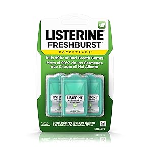 Listerine Pocketpaks Fresh Burst Breath Strips - 24 strips (total 72 strips) by Listerine