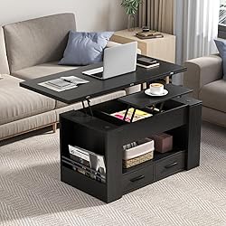 Lift Top Coffee Table, 4 in 1 Multi-Function Coffee