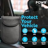 POWR Faraday Pouch for Car Keys 2 Pack Anti Theft Keyless Signal Blocker view 3