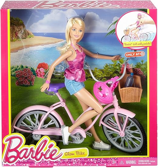 Barbie bike set Clearance