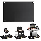 ifory Grill Mats for Outdoor Grill 60 x 40inch, Double-Sided Fireproof Grill Mat, Grill Matt for Outdoor Grill Deck Protector, Oil-Proof Waterproof BBQ Protector for Decks and Patios, Easy to Clean