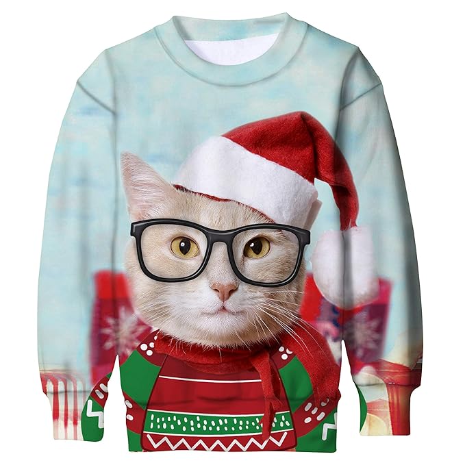 cat sweaters christmas