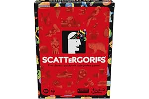 Hasbro Gaming Scattergories Classic Game, Party Game for Adults and Teens Ages 13 and up, Board Game for 2+ Players