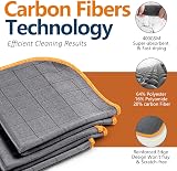 Airlab 3X Magic Glass Cleaning Cloth 400GSM 30x30cm Carbon Microfiber view 2