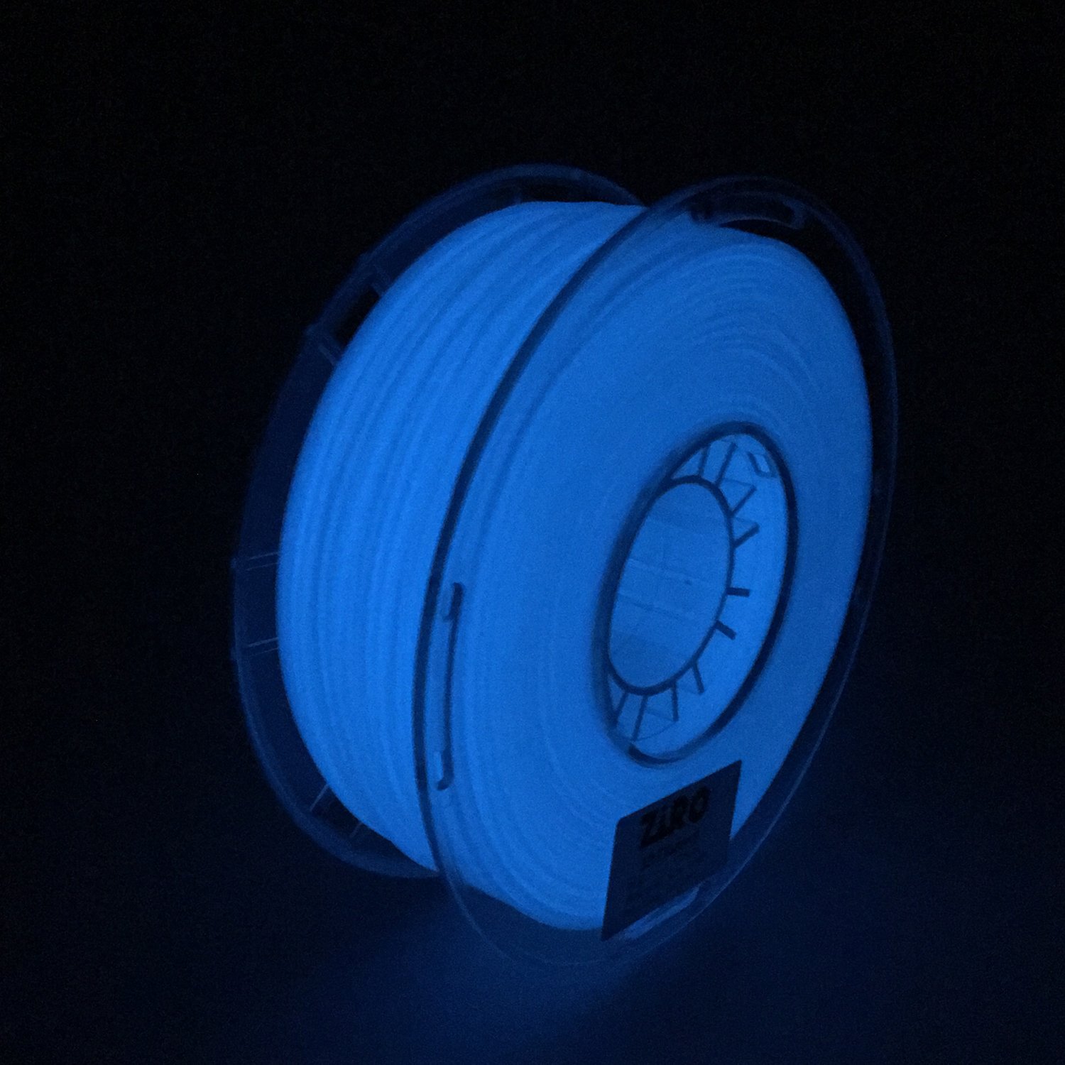 ZIRO 3D Printer Filament PLA 1.75mm Glow In The Dark Color Series 1KG(2.2lbs), Dimensional