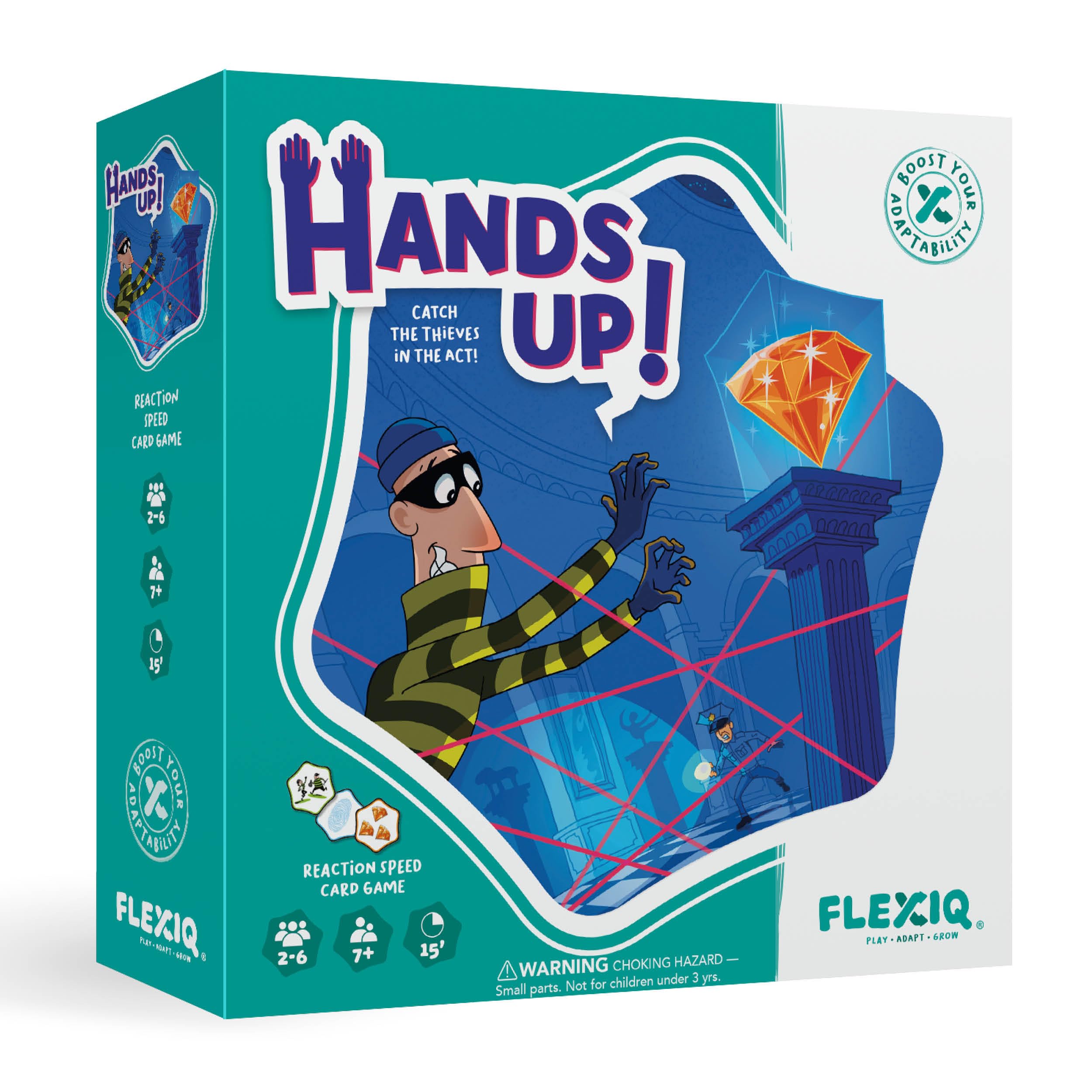 Photo 1 of ***PACK 2****Hands Up — Quick Thinking Card Game by FlexiQ, Brain Teasers for Kids 7+, Board Games for Family Night, Mind Games