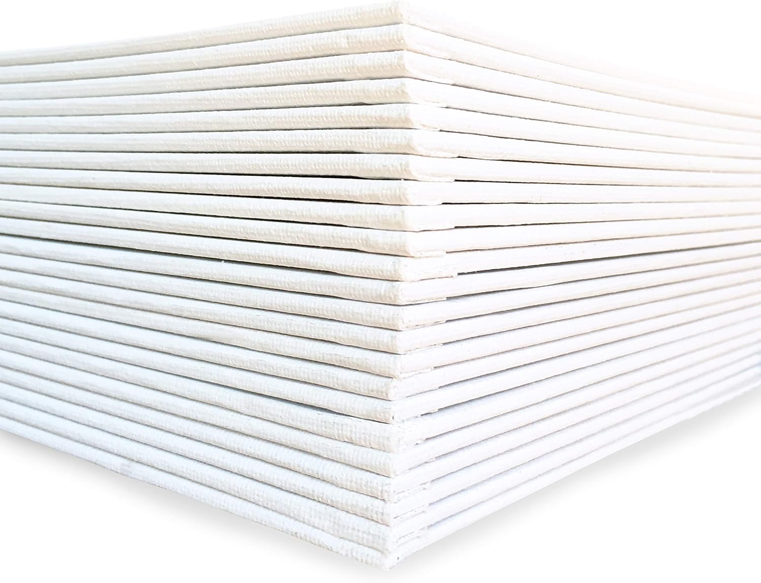 milo Canvas Panel Boards for Painting | 11x14 inches | 24 Pack of Flat Canvas Panels, Primed & Ready to Paint Art Supplies for Acrylic, Oil, Mixed Wet Media, & Pouring, Bulk Painting Party Pack