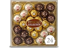 Ferrero Collection Fine Hazelnut Milk Chocolate and Coconut Assorted Confections, Perfect Valentine's Day Gift, 24 Count in a