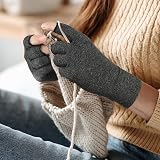 AovYoo Fingerless Arthritis Compression Gloves S Non-slip 2 Pairs view 5