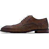 Jousen Men's Dress Shoes Leather Wingtip Formal Business Oxford Shoes Brogue Retro Derby Dress Shoes for Men