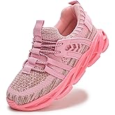 DADAWEN Toddler/Little Kid Boys Girls Lightweight Breathable Sneakers Strap Athletic Tennis Shoes for Running Walking