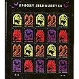USPS Spooky Silhouettes Halloween Forever Stamps - sheet of 20 stamps