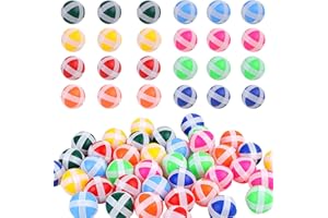 PLZOSLLY Kids Dart Board Sticky Balls, Colorful Sticky Balls for Fabric Dart Board Darts Game Accessories for Fabric Dart Board, Kids Indoor Outdoor Sport Party Game(8 Colors)
