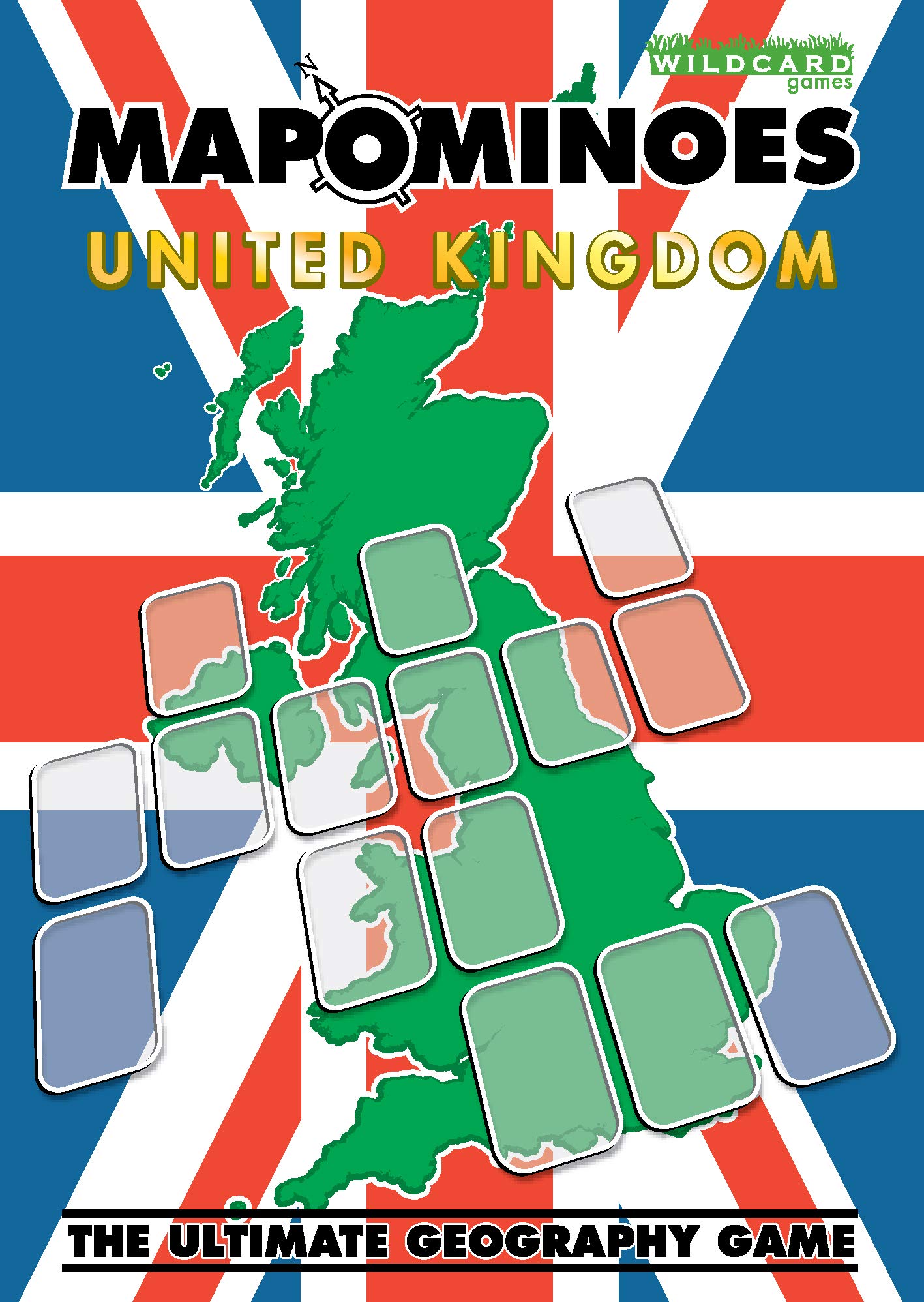 MAPOMINOES UK - Fun educational geography travel game about connecting counties in England, Scotland, Wales & Northern Ireland. Like dominoes with maps.