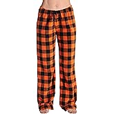 Just Love Women Plush Pajama Pants Buffalo Plaid