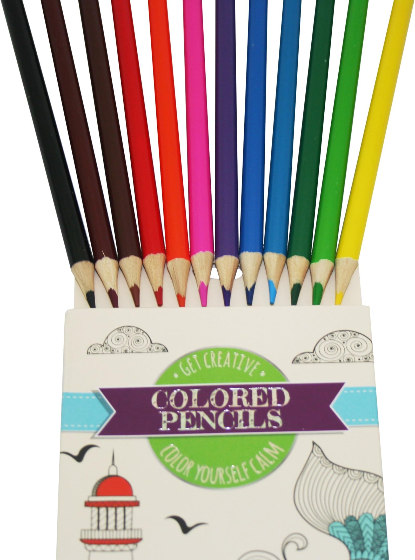 Coloring Pencil Case Color Drawing Pencils