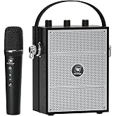 50W Wireless Voice Amplifier with Handheld Microphone S98 Pro | Portable Bluetooth Speaker Microphones for Teachers Events,Wireless Karaoke Mic for Singing,PA System with Echo Sound Effects