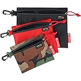 Rough Enough Small Tool Bag Pouch Organizer 3 Pack Set with Clip on Utility Bag Multifunctional Small Parts for Home School T
