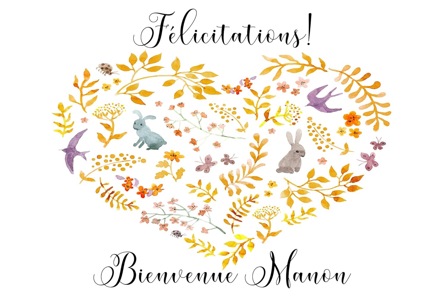 Carte Felicitations Naissance Cœur Garcon Fille Carte Naissance 2 Couleurs Orange Ou Bleu Cadeau Naissance Avec Enveloppe Carte A Personnaliser Cartes Et Cartes De Vœux Produits Handmade Nertili Al