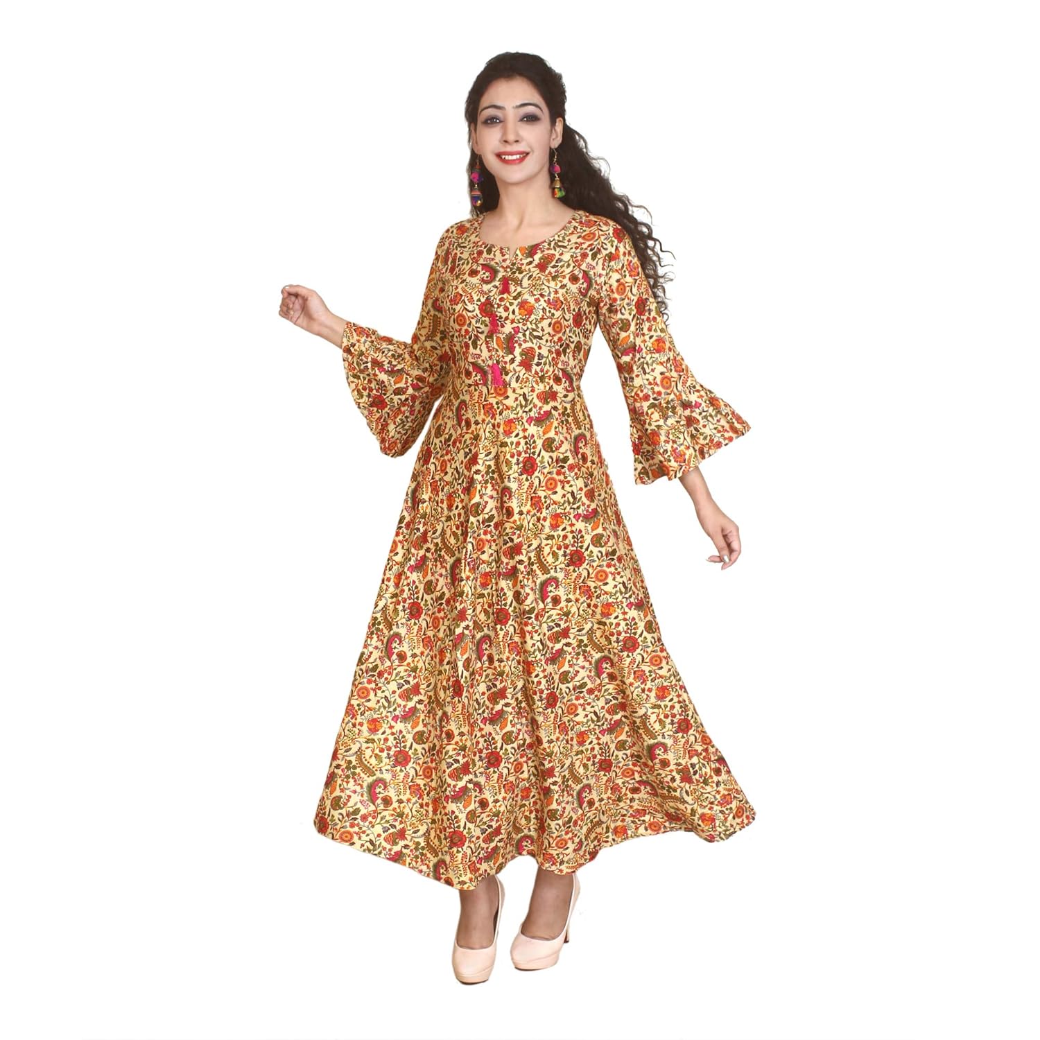 tulsika long anarkali party wear designer floor length kurti