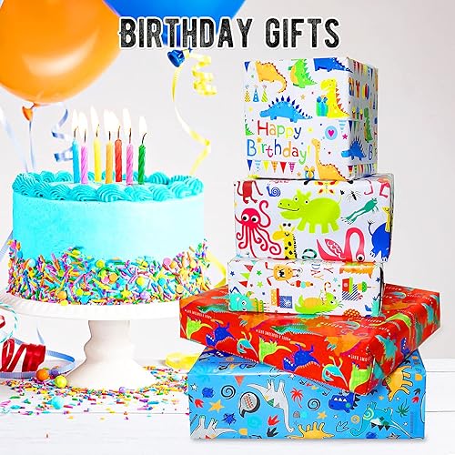 Kids Birthday Wrapping Paper for Boys Wrapping Paper Birthday