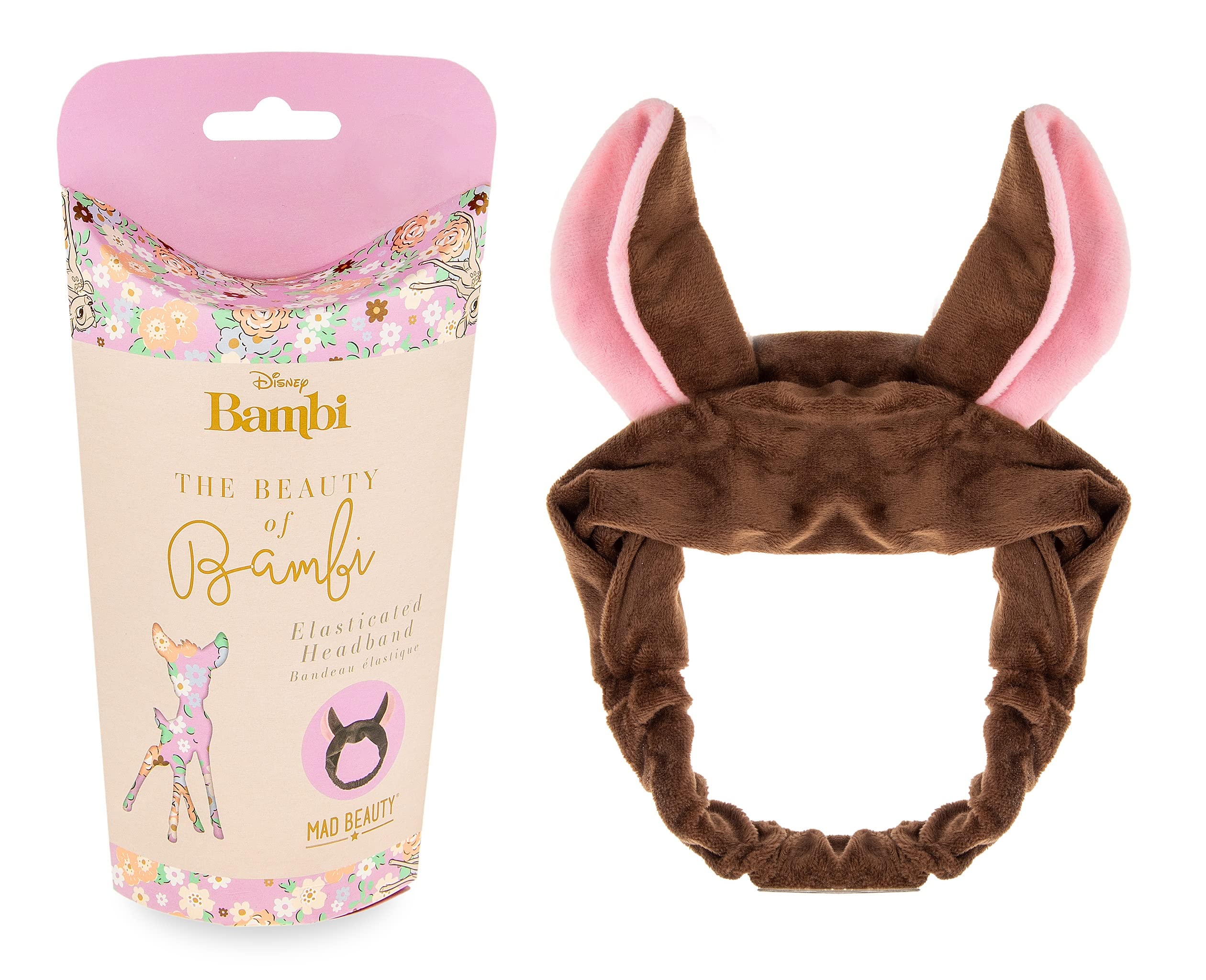 MAD Beauty of Bambi Make-Up Headband, Keeps Hair Neatly Tucked Away Out Face, Comfortable, Soft Costume Use While Doing Make-Up, Applying Creams, or Face Masks, 1.0 count