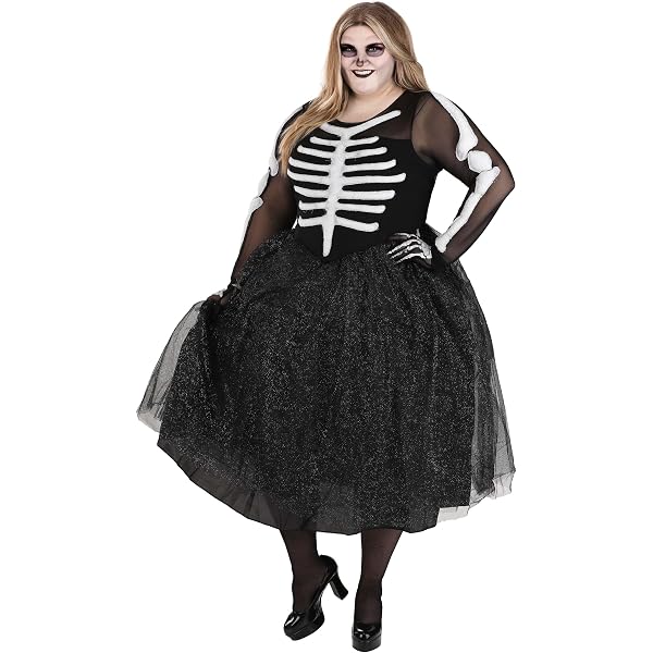 Amazon.com: Karnival Costumes Skeleton Lady Of The Crypt Dress Women's  Costume X-Small 2-4 : Clothing, Shoes & Jewelry