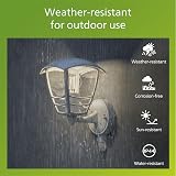 Philips Creek Outdoor Wall Light IP44 Motion Sensor Aluminium White view 3