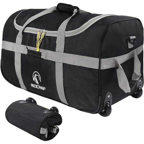Amazon.com | Amazon Basics Ripstop Wheeled Duffel, 30 Inch - Blue | Travel  Duffels