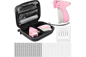Stitch Gun for Clothes, Fine Tag Gun Set for Clothing, Includes Tagging Gun with Plastic Needles, 5000 Tag Pins, and Hard Car