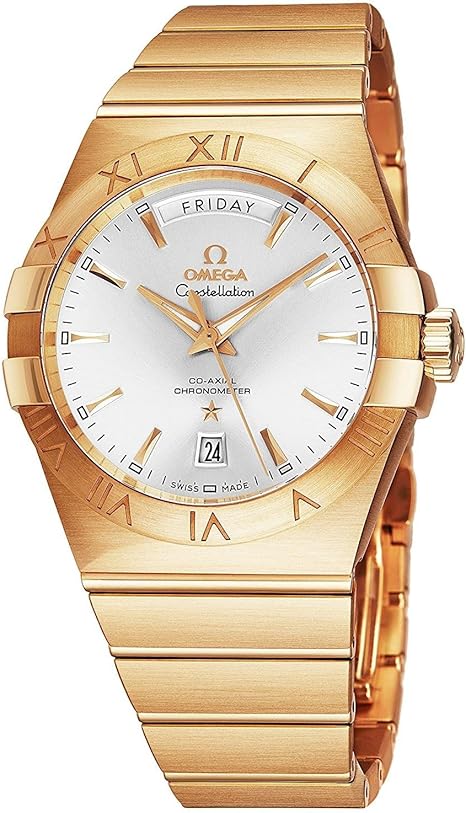 Omega Constellation Mens 18K Yellow Gold Watch Automatic 123.50.38.22.02.002