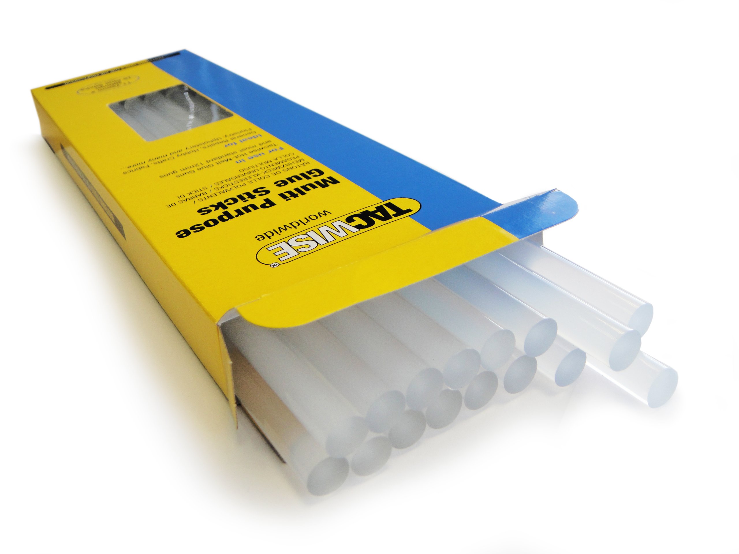 Tacwise 0470 Hot Melt Glue Sticks, 11.75mm x 300mm, Pack of 16, Clear
