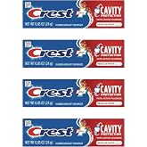 Crest Cavity Protection Regular Toothpaste, Travel Size .85 oz. (24g) - Pack of 4