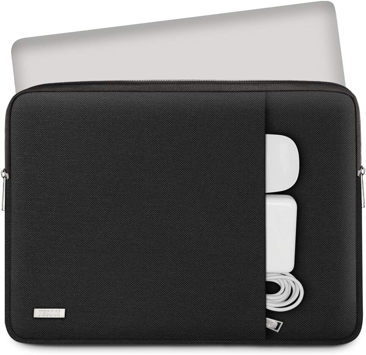 TECOOL 13.3 Inch Laptop Case Sleeve For MacBook Air 13 Inch M5 M4 M3 M2 2026-2024 2022-2010,Macbook Neo 13,Mac Pro 13 M2 M1 2022-2012,MacBook Pro 14 M5 M4 M3 2026 Protective Waterproof Case,Black - Image 4