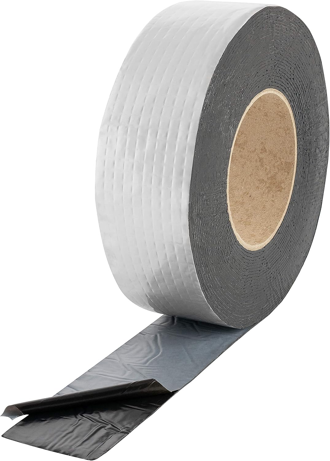 POPPSTAR Butyl Rubber Aluminium Foil Tape (10 m x 50 mm x 1.5 mm) Self-Adhesive Heavy-Duty Butyl Tape, Silver, 10m*50mm*1.5mm