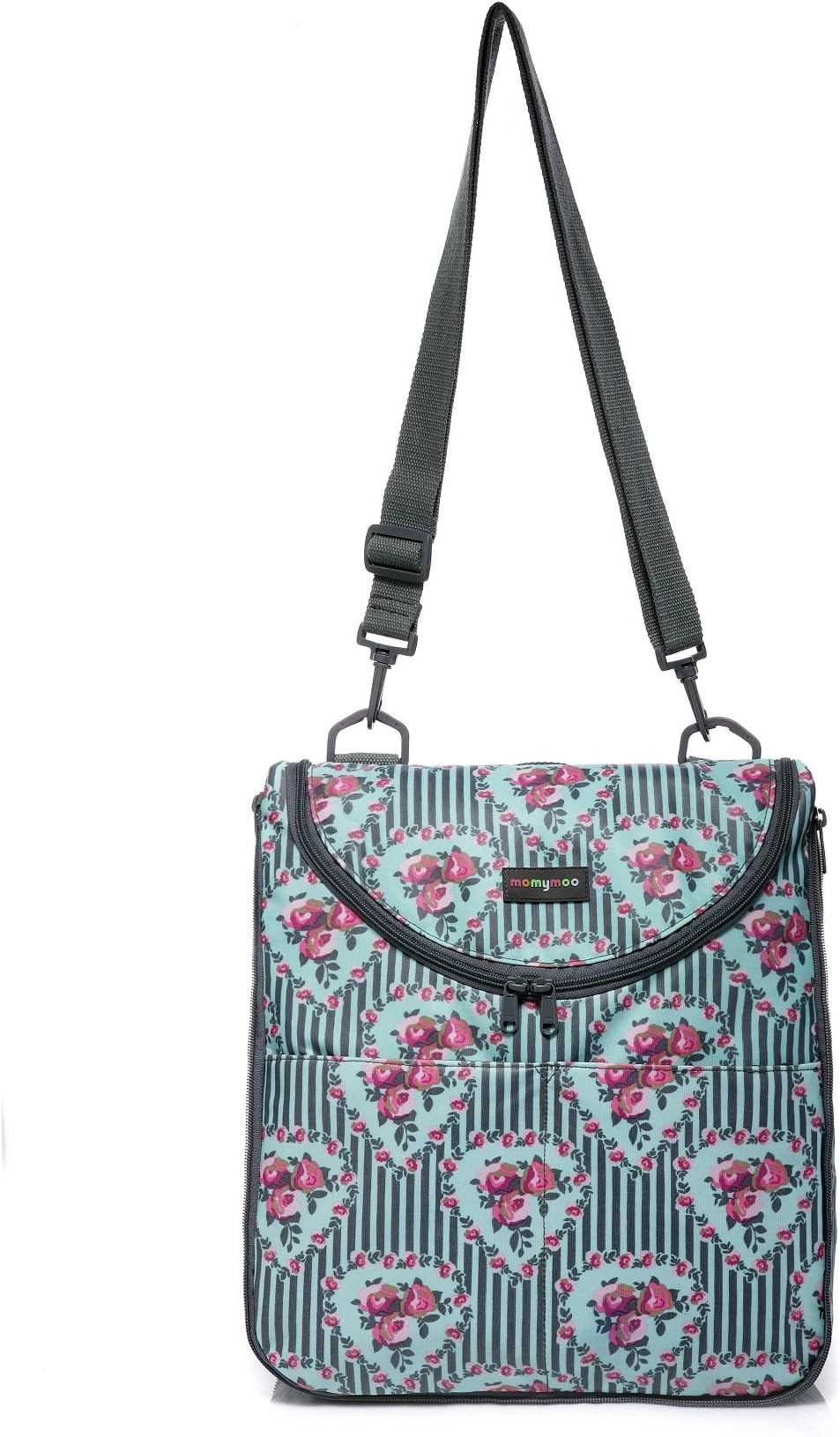 Momymoo Maia Baby Changing Bag Candy Stripes