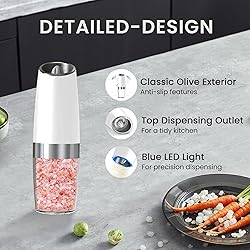 BELRIGO Battery Operated Salt And Pepper Grinder