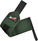 AQF Power Weight Lifting Wrist Wraps Pair One Size Fits All view 8