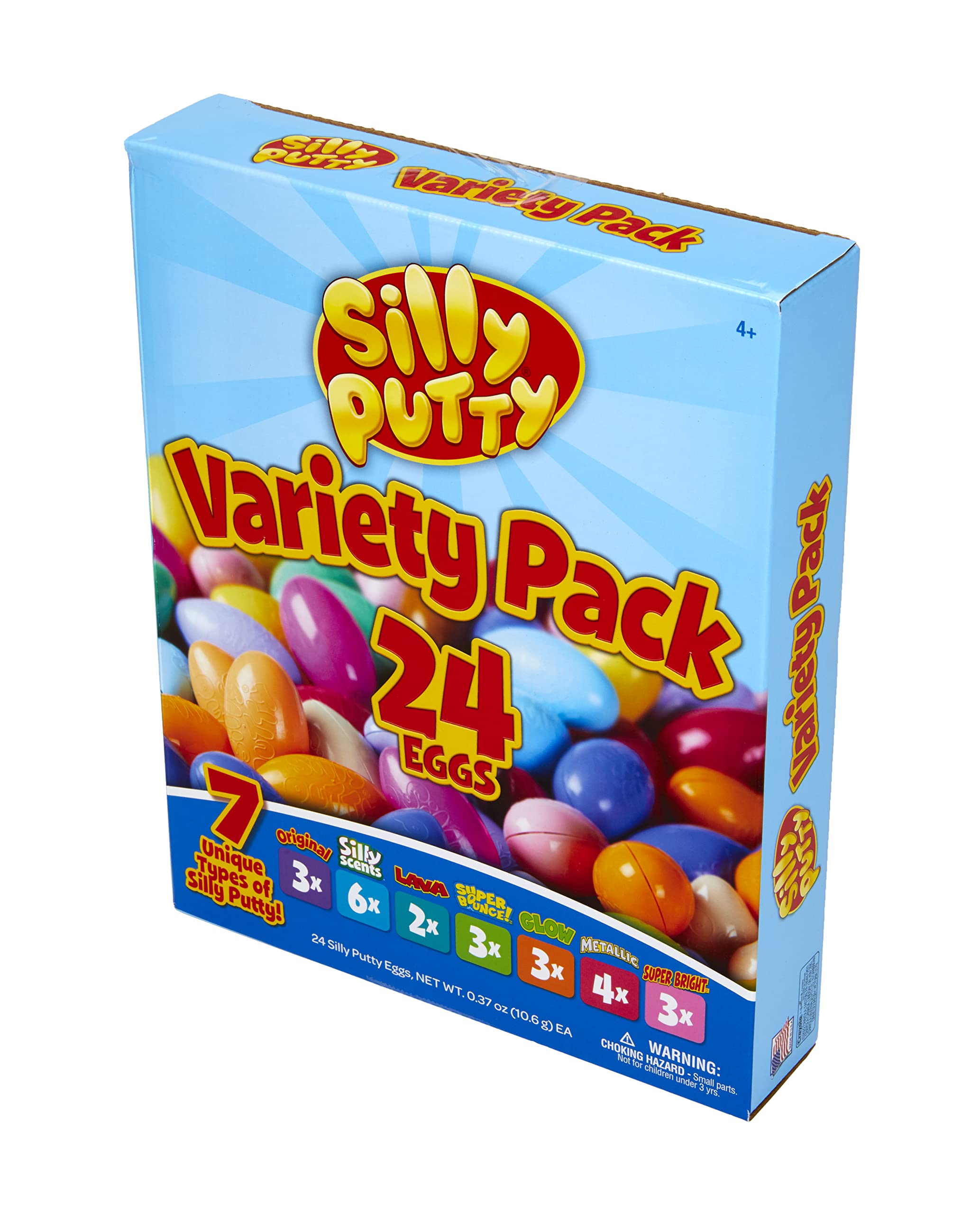 Crayola Silly Putty Bulk Variety Pack (24ct), Fidget Toys for Kids & Adults, Treasure Box Toys for Classrooms, Goodie Bag Stuffers, Back to School Gifts [Amazon Exclusive]