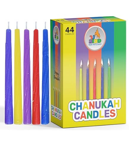 Let's Play Dreidel The Hanukkah Game 2 Lot de 10 dreidels en bois peints à la main Multicolore Extra Large (Style 4