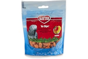 Kaytee Yo Dips Mango Flavored Yogurt Dipped Treat For Pet Parrots, 3.5 oz