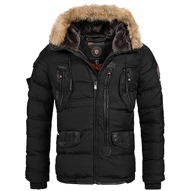 Geographical Norway Buckleberry Herren Luxus Winterjacke Parka Ski Jacke super warm S-XXXL