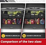 SURDOCA Car Boot Organiser 3rd Gen 7x Capacity, 600D Oxford, 4 Magic Sticks view 5