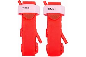 XINCA Tourniquets, 2 Pack Fastest, Safest, Most Effective Tourniquet, First Aid Tactical Life Saving Hemorrhage Control, Single-Handed Hemostatic Bandage