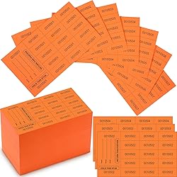 Kosiz 1000 Sheet 15 Bid Raffle Tickets Chinese